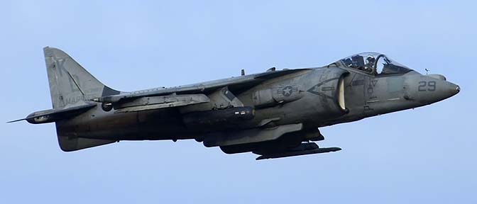 McDonnell-Douglas AV-8B Harrier BuNo 163863 modex 29 of VMAT-203, MCAS Yuma, February 19, 2015